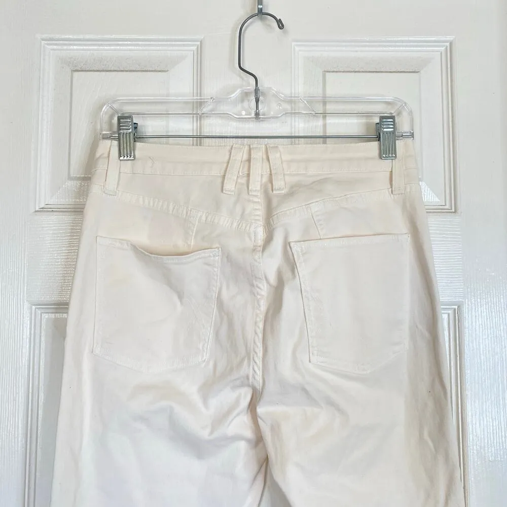 MCGUIRE San Pietro Skinny Jeans Dame Off White Denim Size 28 93A - Image 7