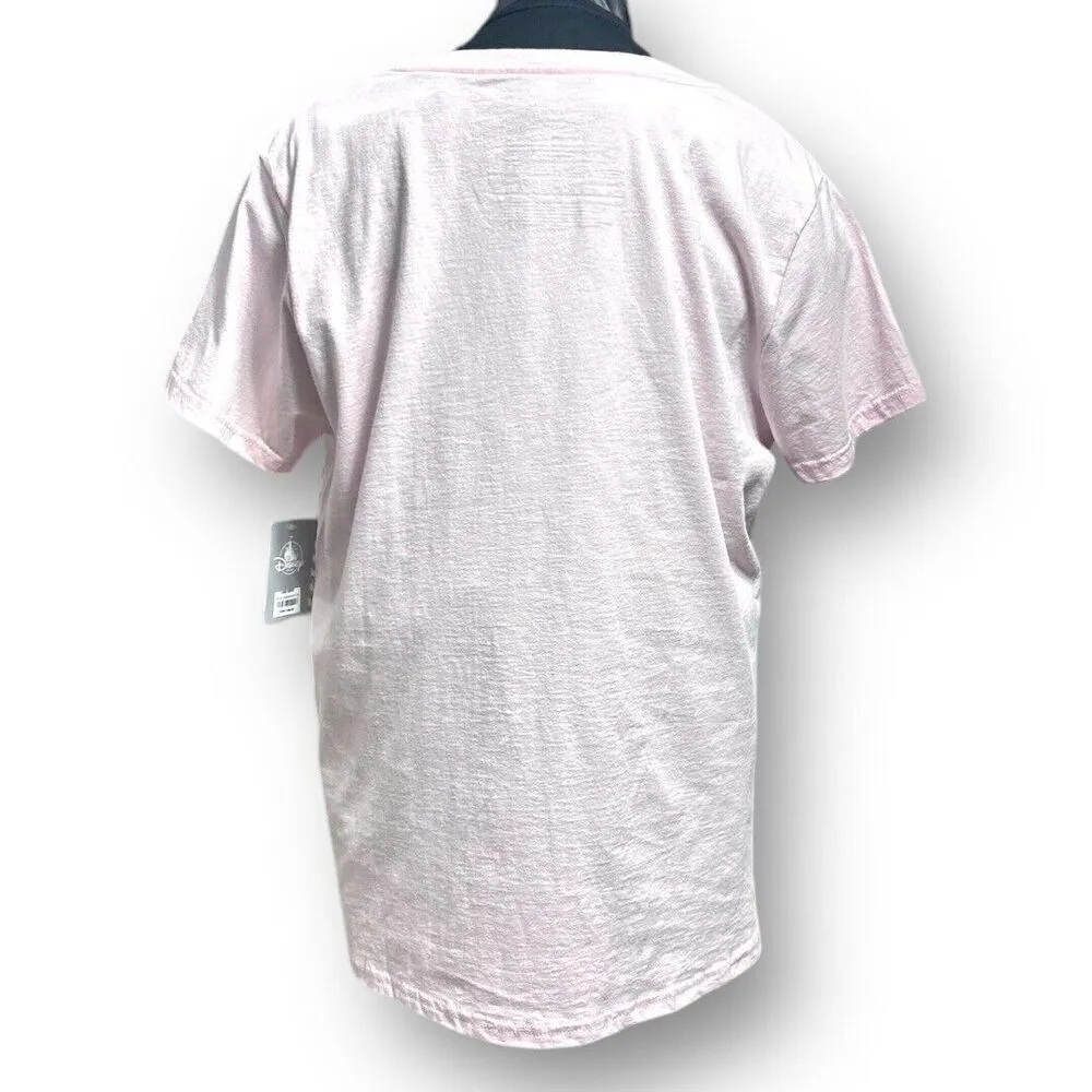 Disney 2XL Pink Mickey Minnie‎ Graphic Tee Cotton True Love Top Barbiecore Retro - Image 4