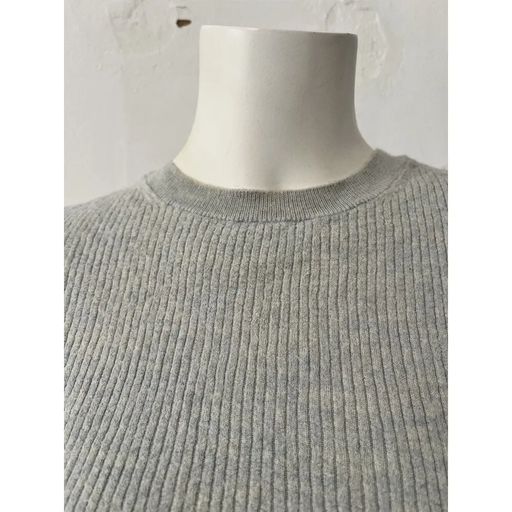 Banana Republic Small Crew Neck Merino Wool Womens Ribbed Long Sleeve Sweater - Image 6