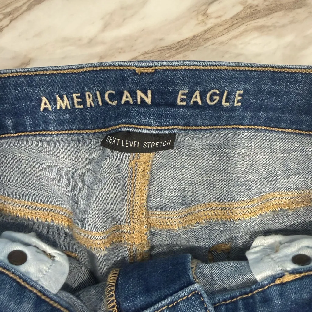 American Eagle Outfitters Classic Blue Jean Shorts - Image 2