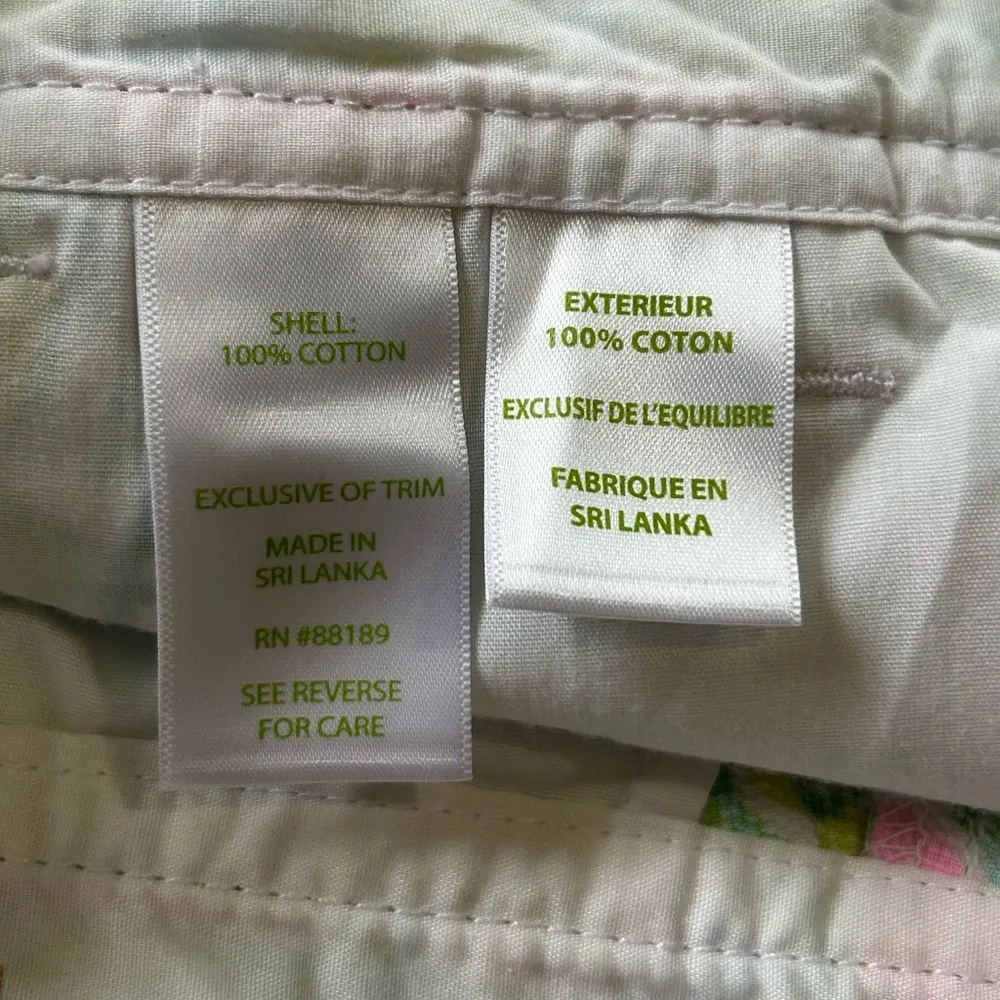 Lilly Pulitzer Coconut Jungle 3” Walsh shorts Mid rise size 4 100% cotton - Image 10