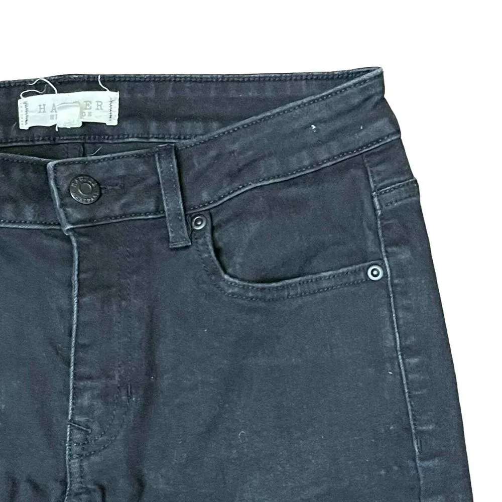 Harper Heritage Women Size 27 Mid-Rise Skinny Ankle Jeans Stretch Dark Denim - Image 7