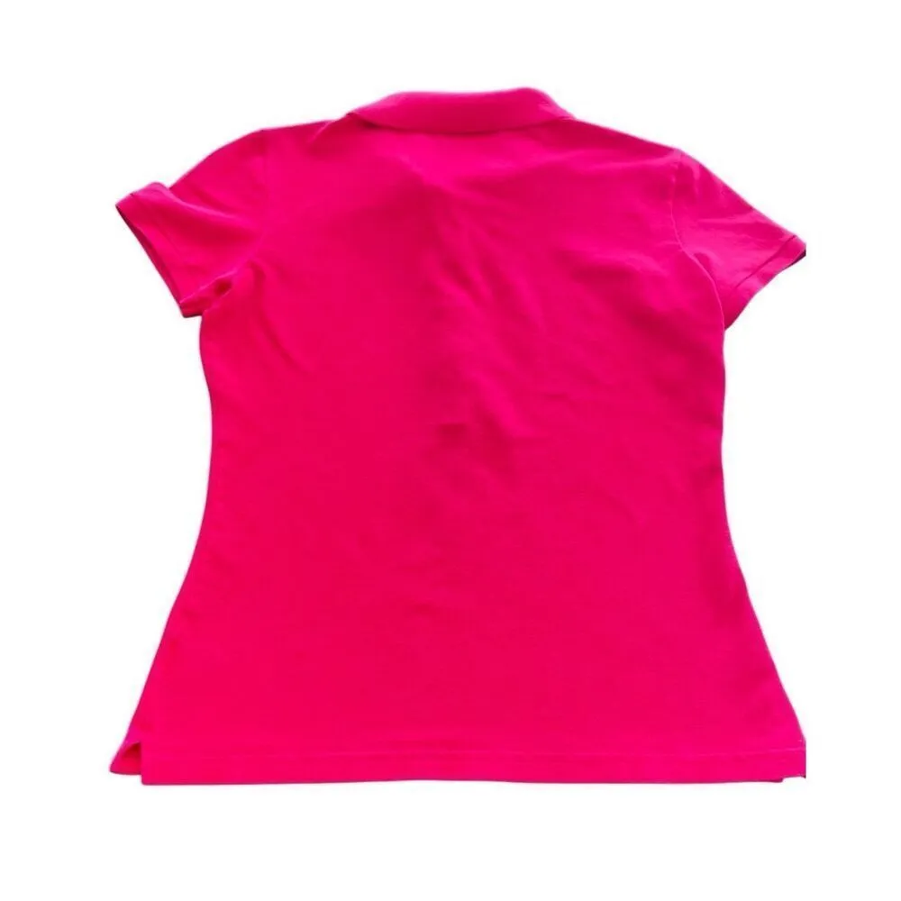 Lacoste  polo top pink - Image 2