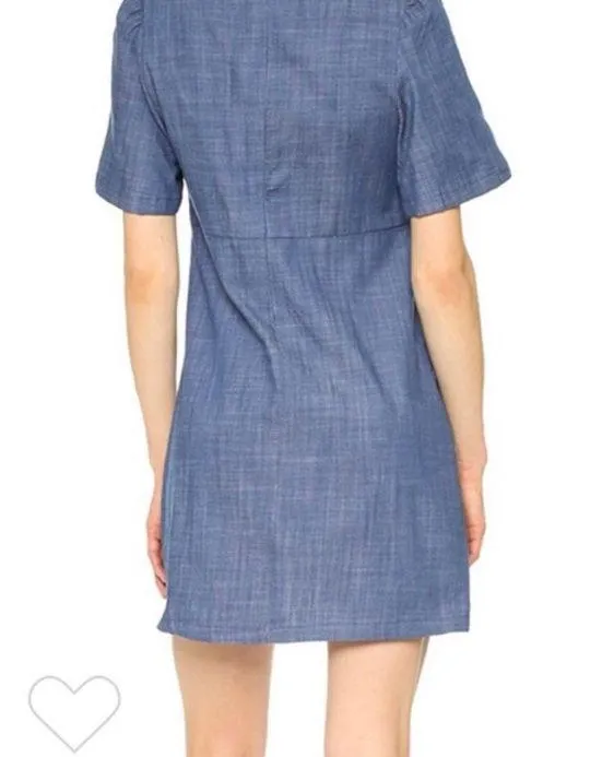 A Line Chambray Dress - Image 3