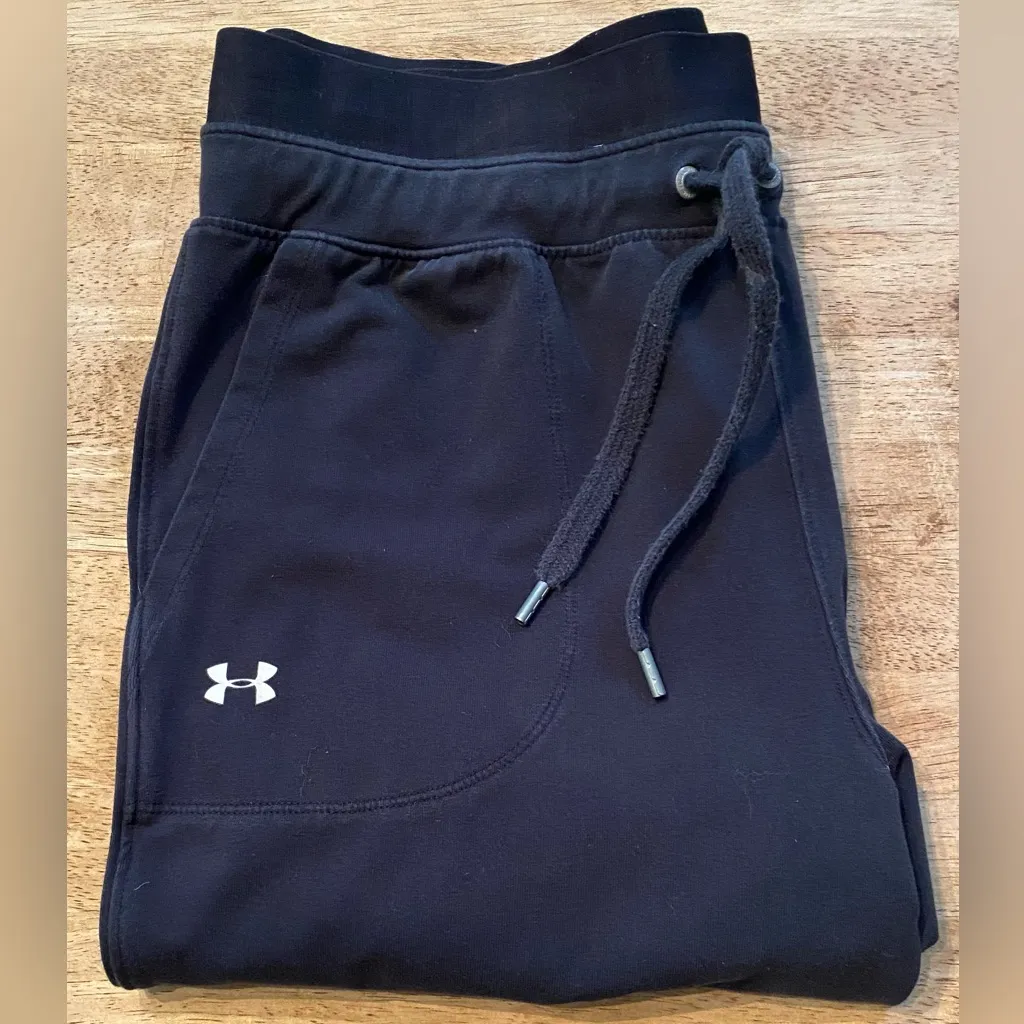 Under Armour Adult Unisex (See Pics For‎ Measurements) Black Joggers - Image 2