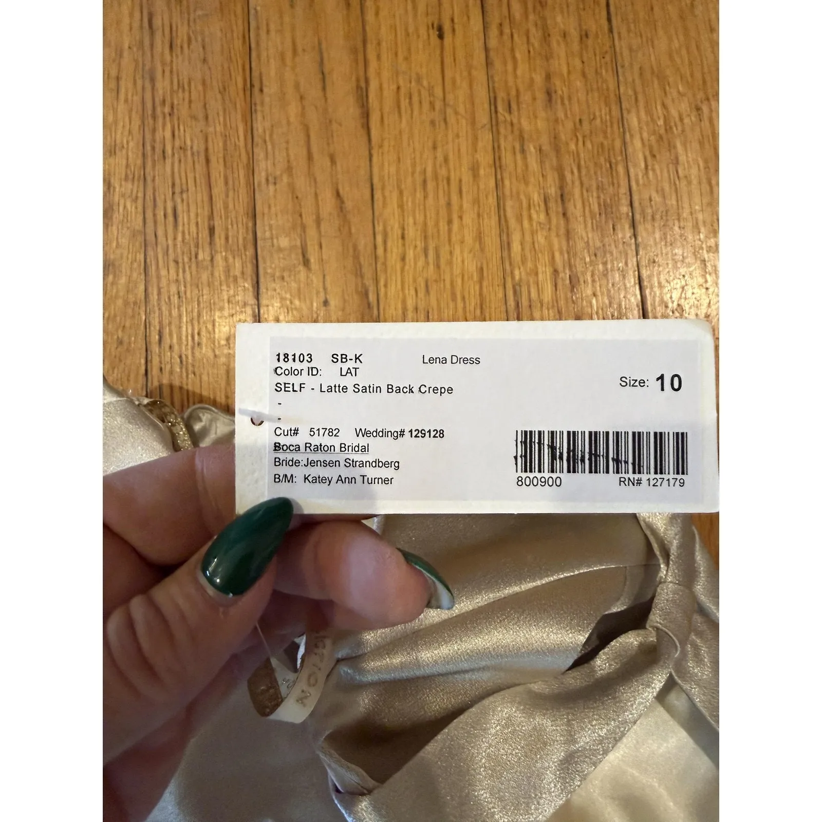 Jenny Yoo Lena Dress Womens 10 Latte Satin One Shoulder Gown Bridesmaid Formal - Image 4