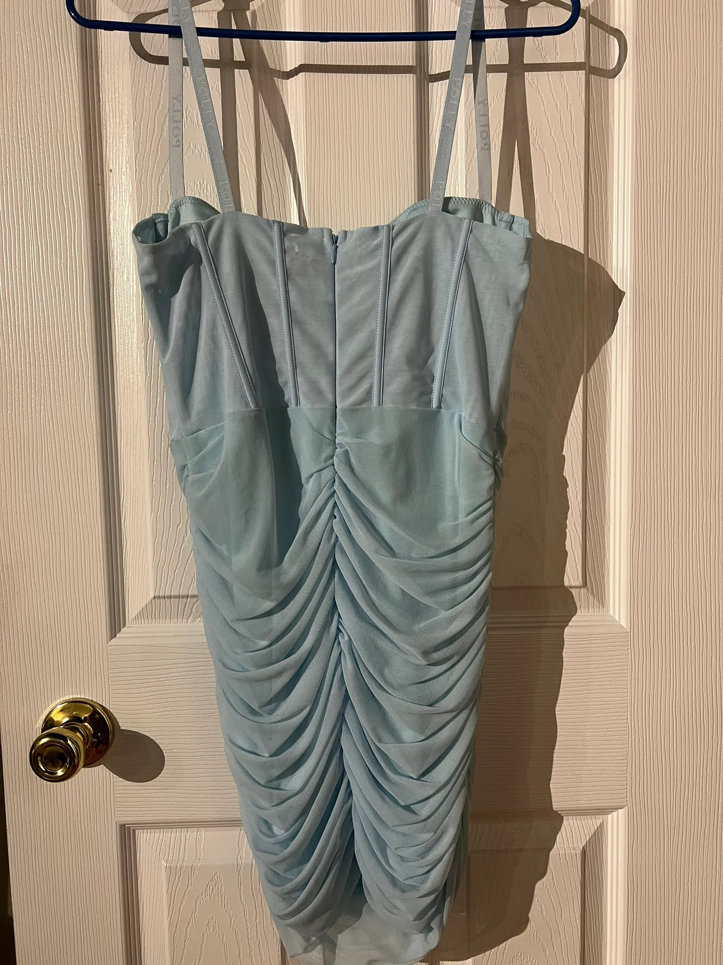 Mesh Bodycon Corset Mini Dress - Image 4