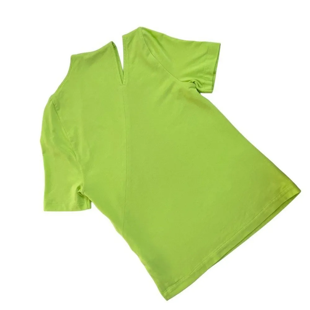 Helmut Lang Helmut‎ Lang Slashed Top in Iguana - Image 7