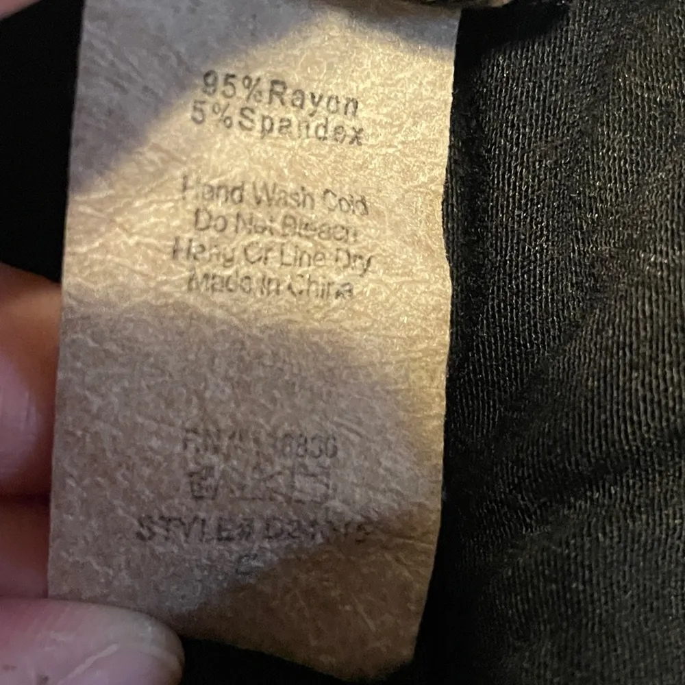 Mikey & Joey Black Maxi Side Slit Dress Adjustable Straps Small Beach Travel - Image 6