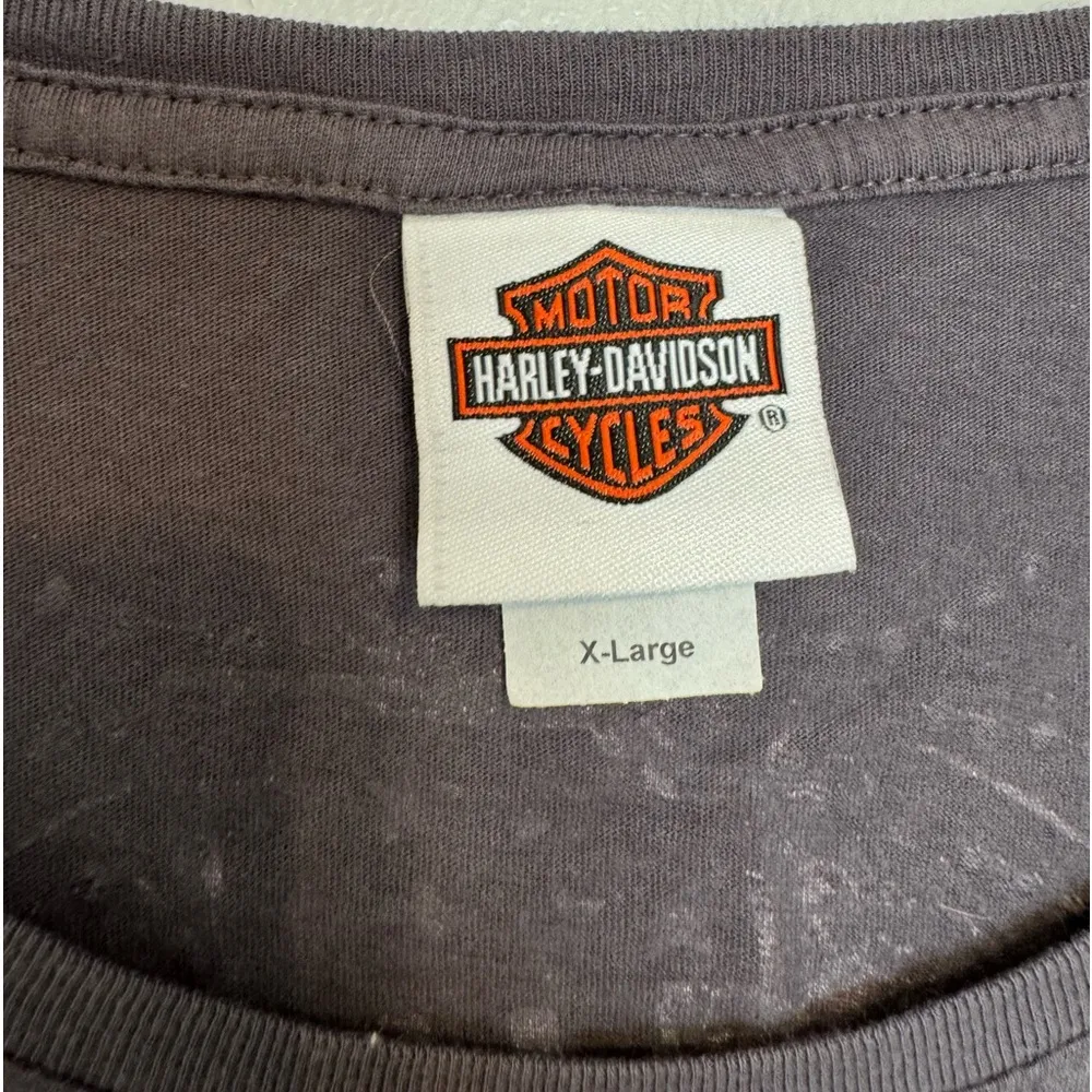 Harley-Davidson Short Sleeve Biker Tee Size X-Large - Image 5