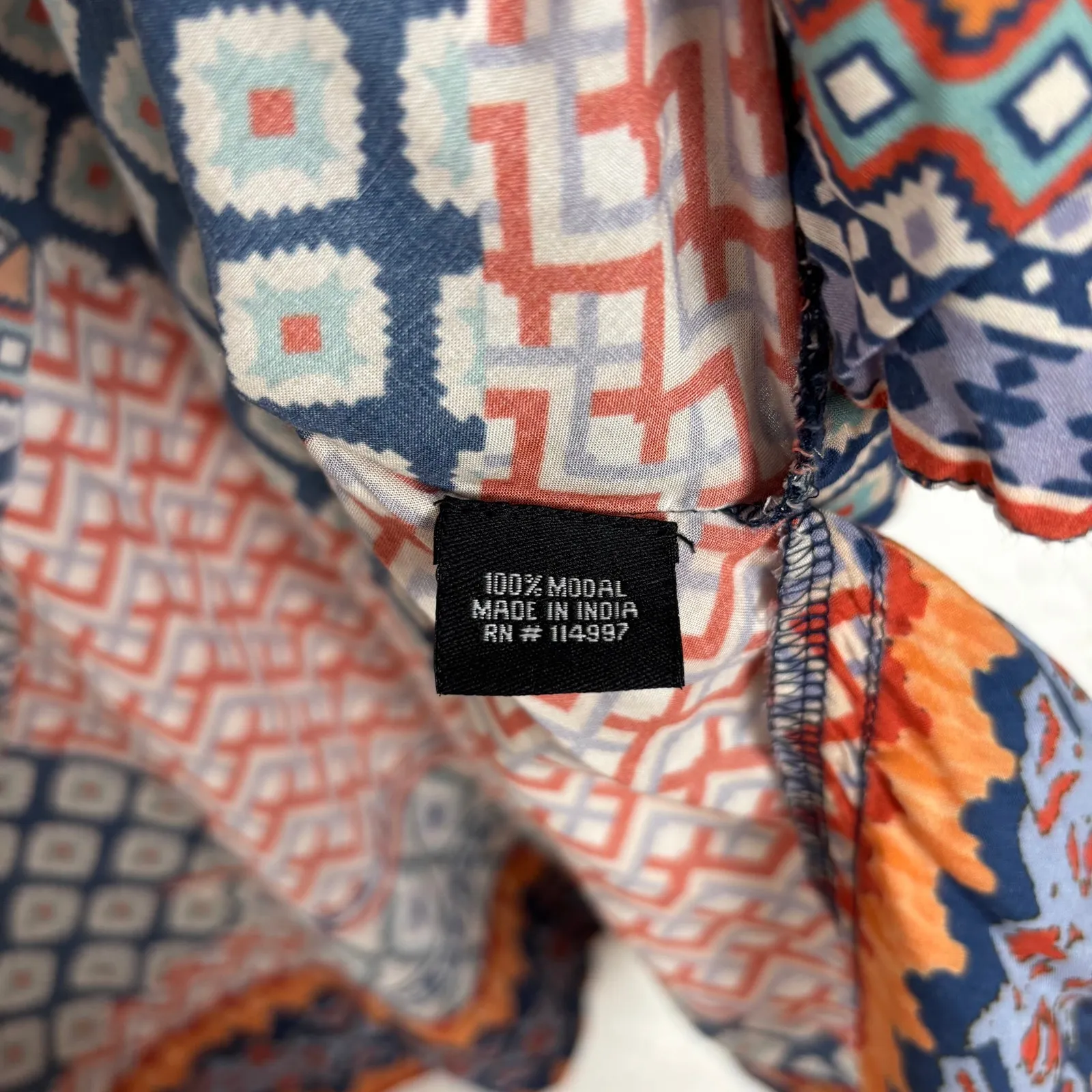 Tolani Embroidered Kimono Sleeve Open Front Top Boho One Size - Image 4