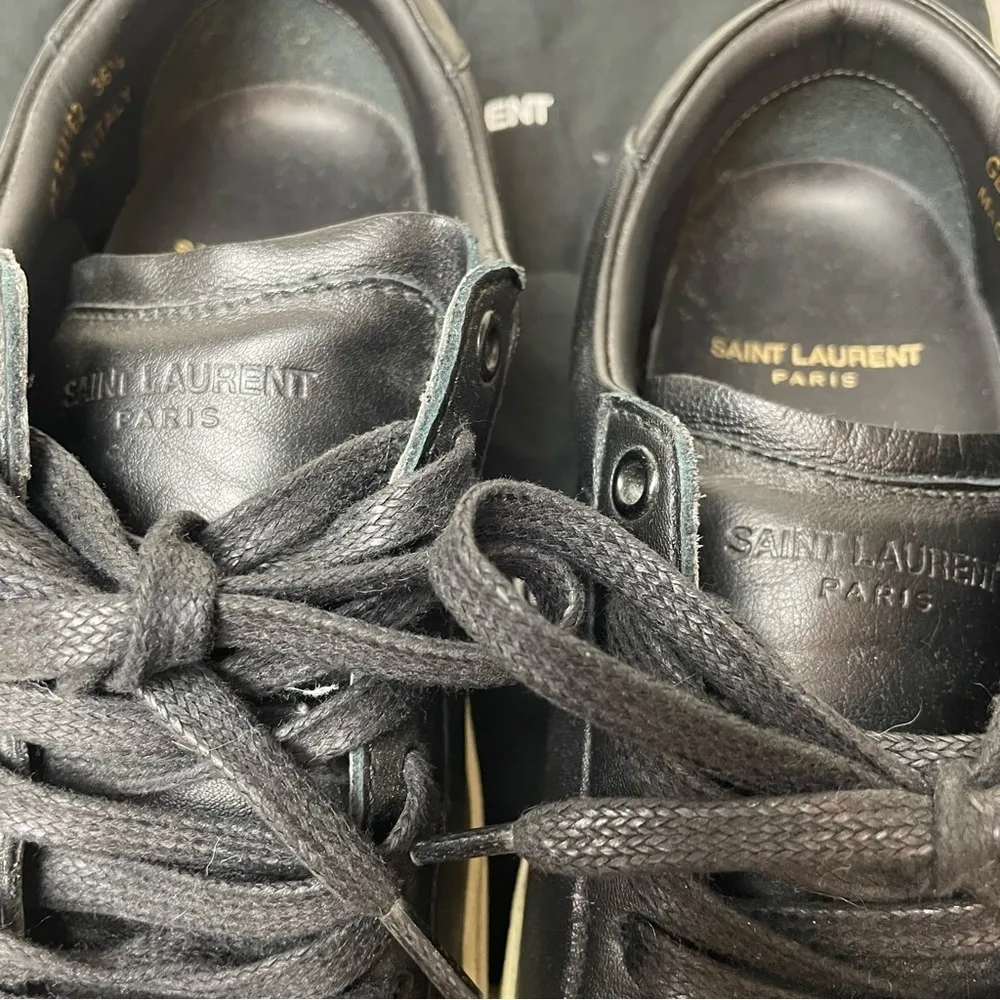 Authentic Saint Laurent Signature Sneaker Moon Plus Nero Black Size 36.5 - Image 6