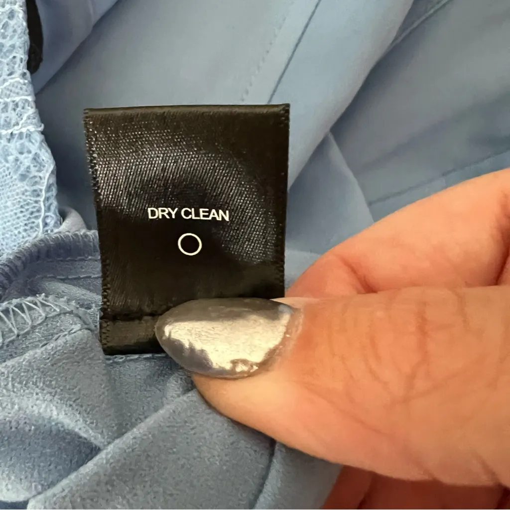 NEW NWT Majorelle Zelda Fitz Lace Maxi Gown In Robins Egg Blue - Image 11