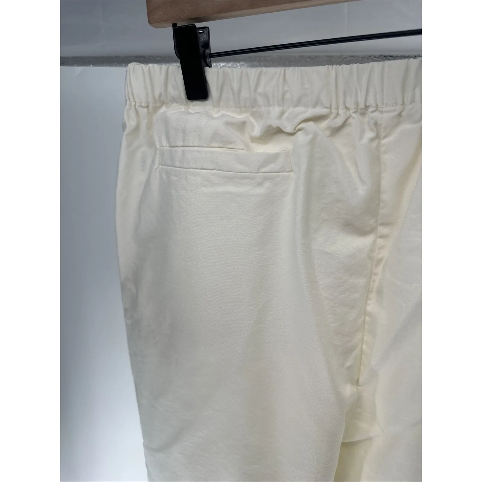 Hirsch Timber Pleated Women's White Chino Pants Size‎ Large - Image 9