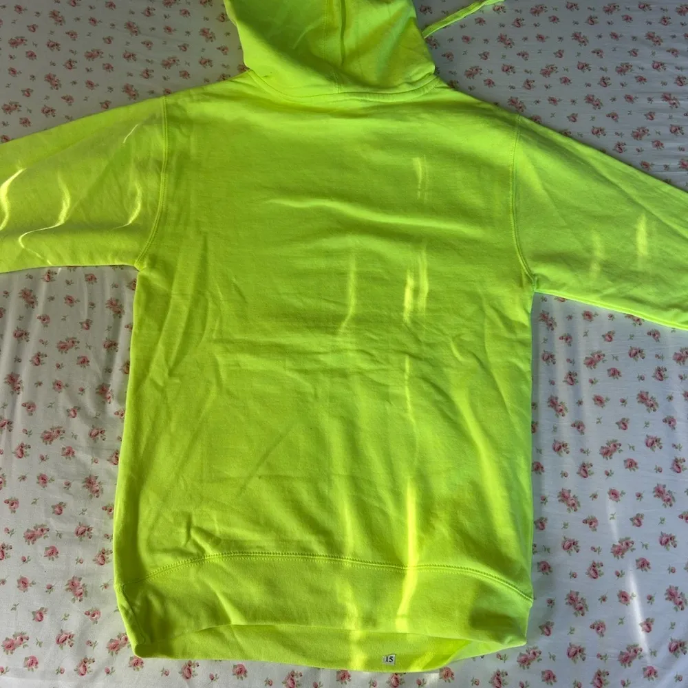 Neon Green San Francisco Hoodie NWOT - Image 4