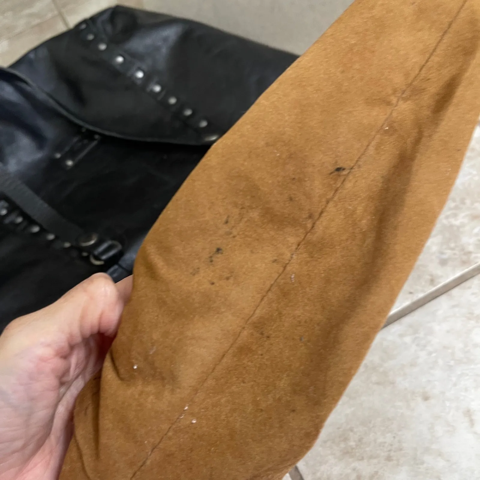 Patricia Nash Benvenuto leather XL tote bag Genuine leather silver hardware - Image 5