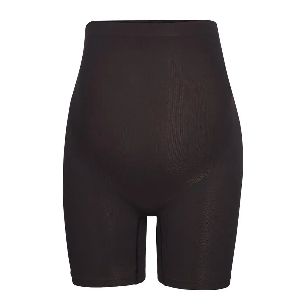 SKIMS Black Onyx Maternity Pregnant Sculpting Short Mid Thigh Shapewear NWOT S/M - Image 5