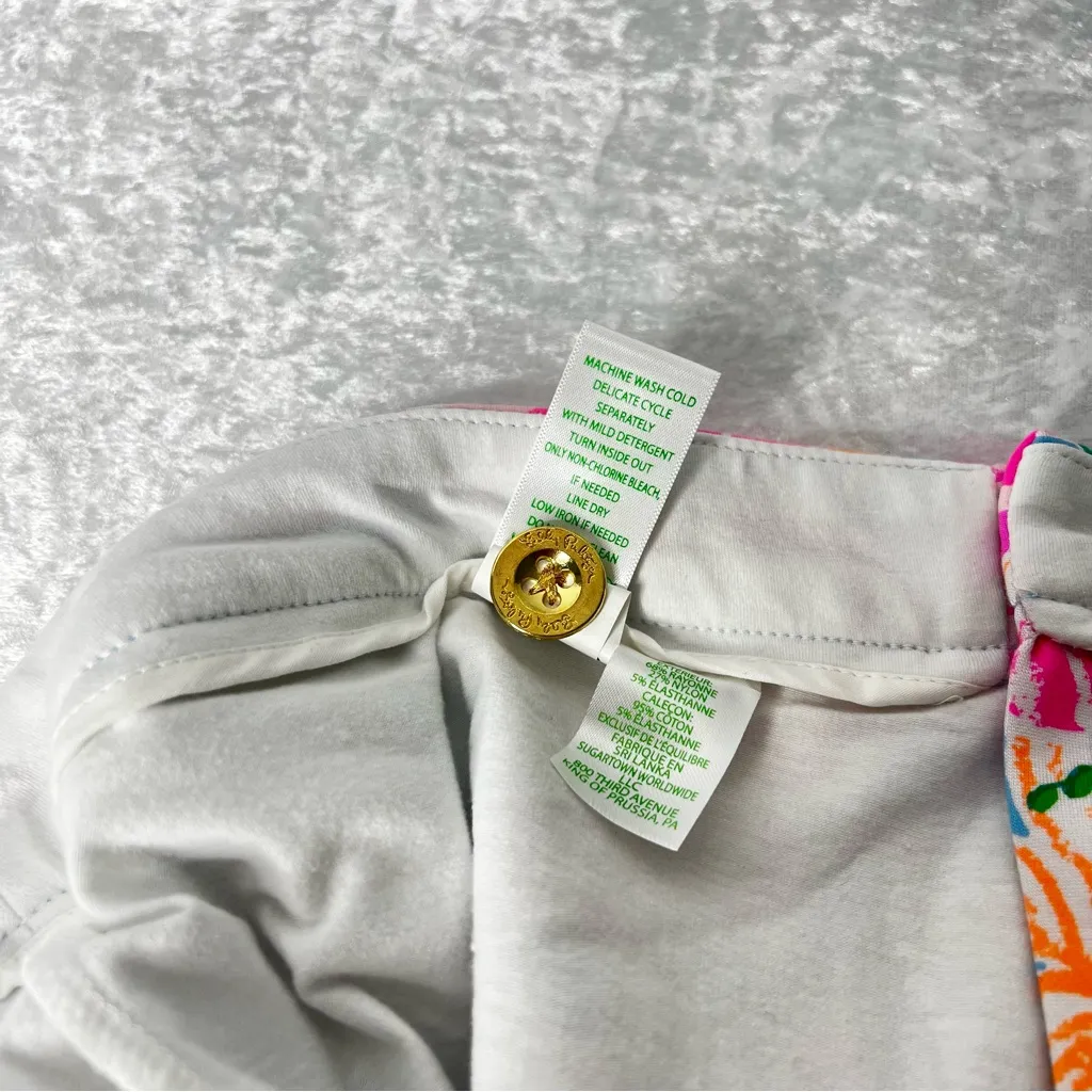 Lilly Pulitzer Colette Knit Skort Size 16 Multi Tigers Lair Pink Green Golf - Image 11