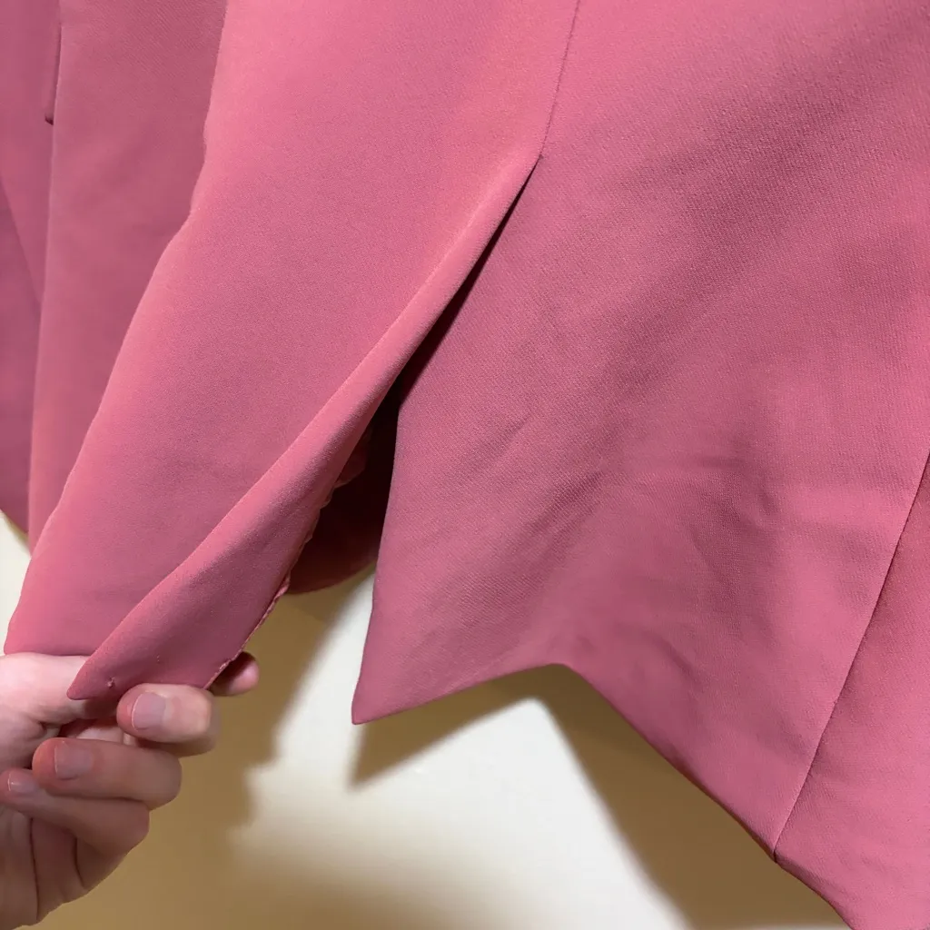 Veronica Beard Cutaway Dickey Jacket Mauve Pink - Image 11