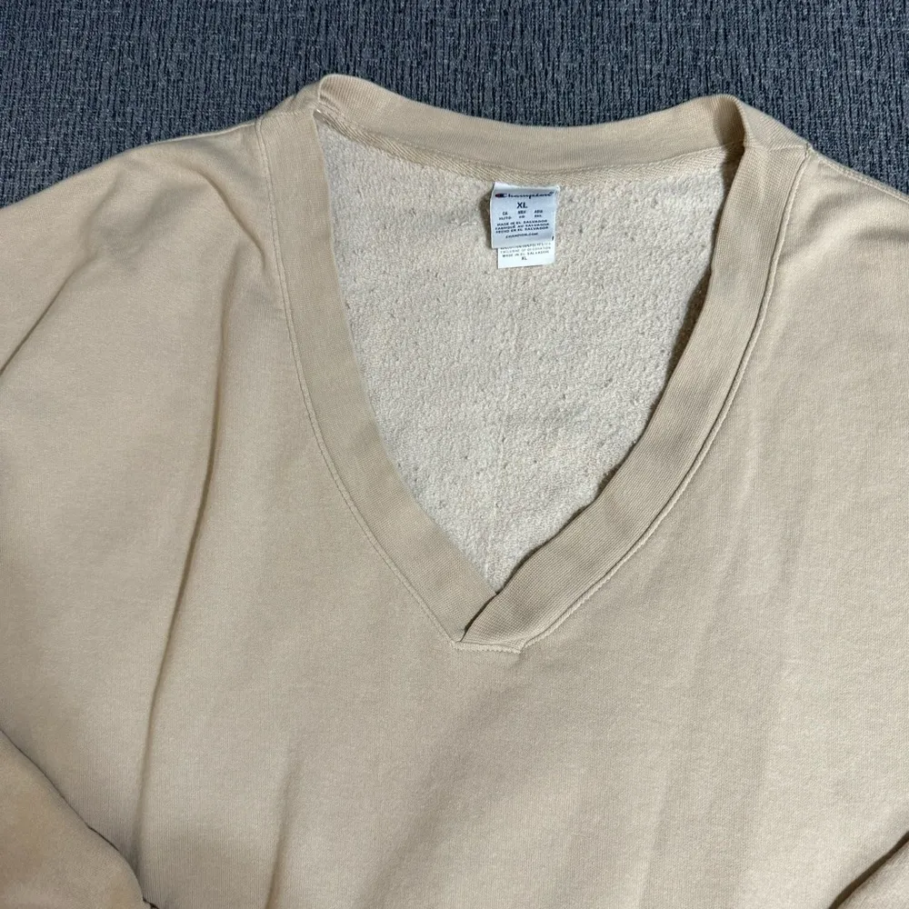 Champion Women’s Vintage Wash Oversize V-Neck Pullover - Image 6