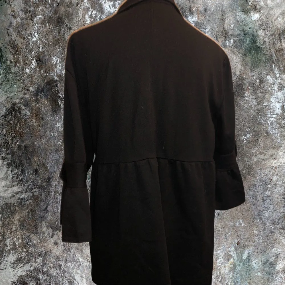 Studio 1940 black jacket pea coat style! - Image 4