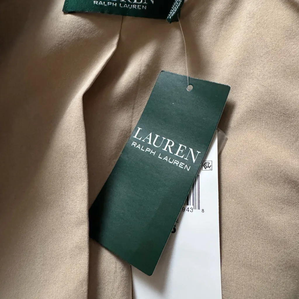 Ralph Lauren Beige Casual Linen Buttoned Blazer (NEW) - Image 2