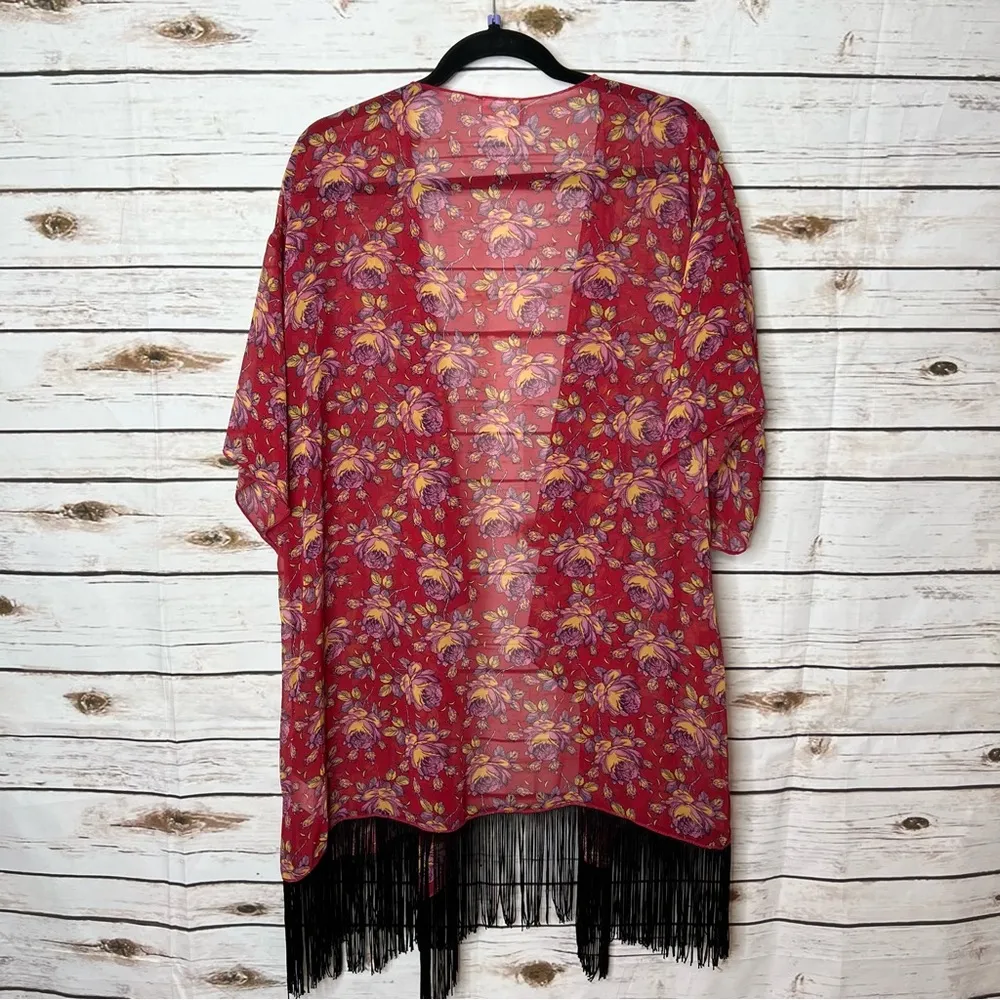 LuLaRoe Monroe Kimono Size L - Image 2