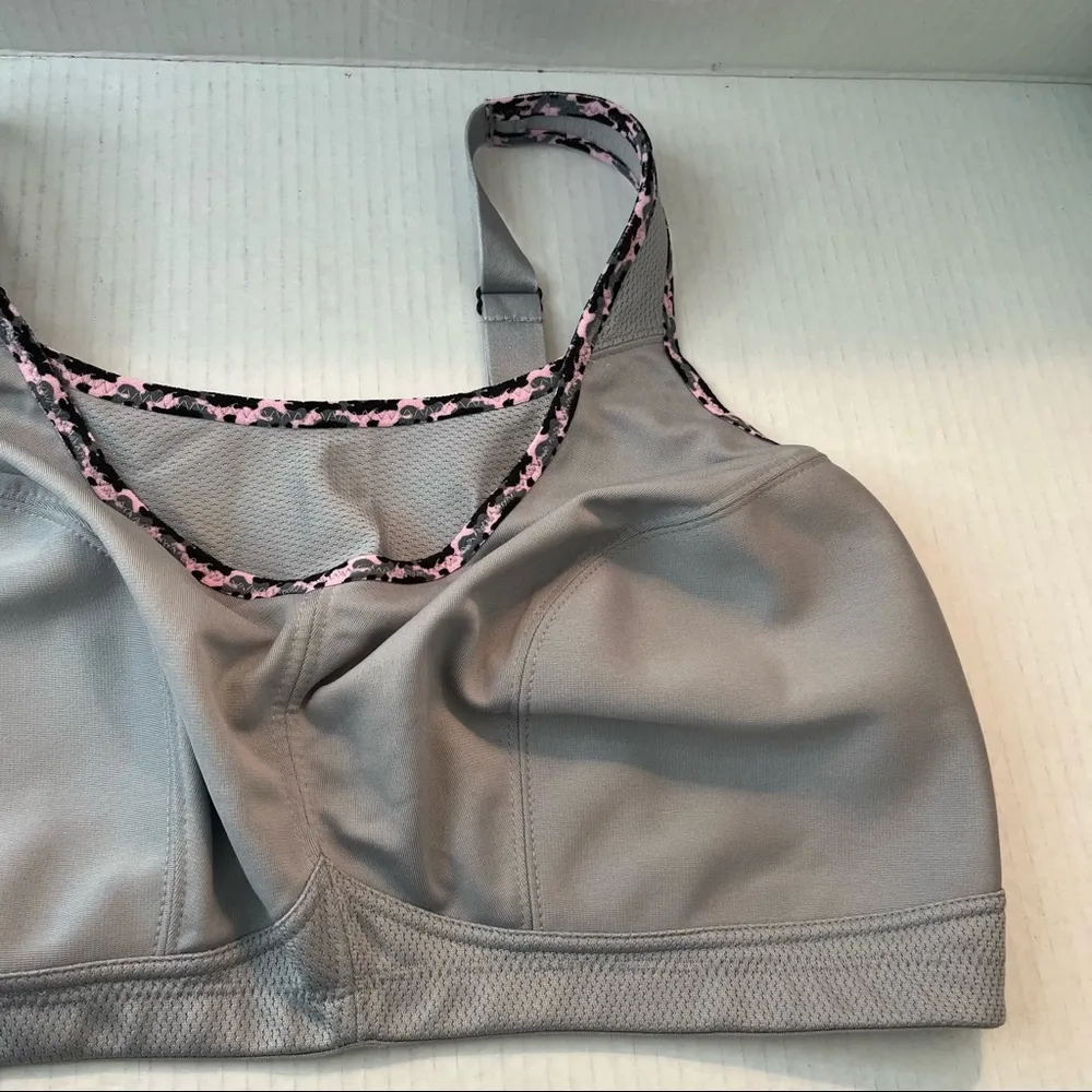 Glamorise Sports Bra Silver No - Image 7