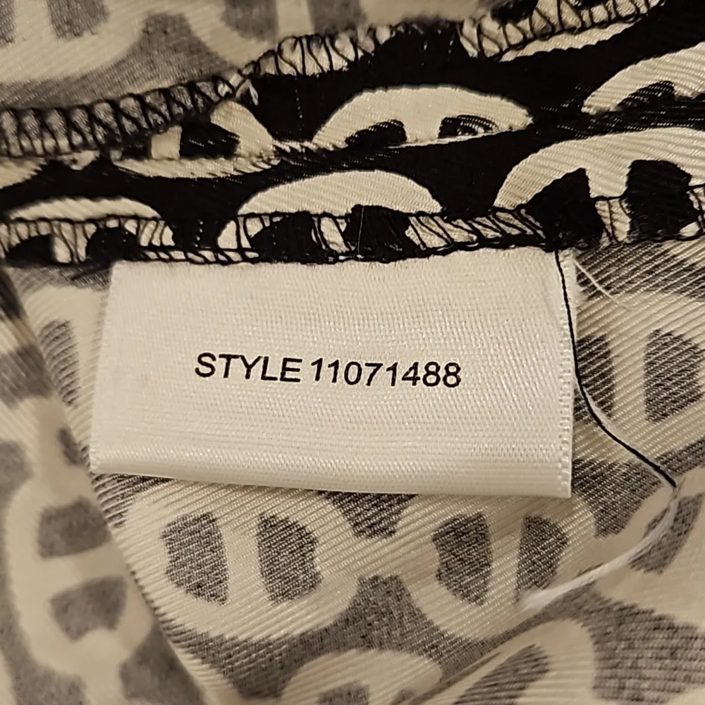 💕TORY BURCH💕 Long Sleeve Button Front Shirt Dress ~ 12 Geometric Chain Print - Image 9