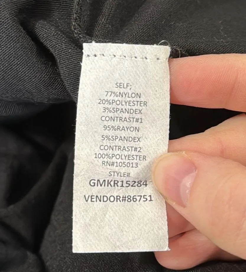 Gimmicks by BKE cutout detail metallized high low hem top size M - Image 10