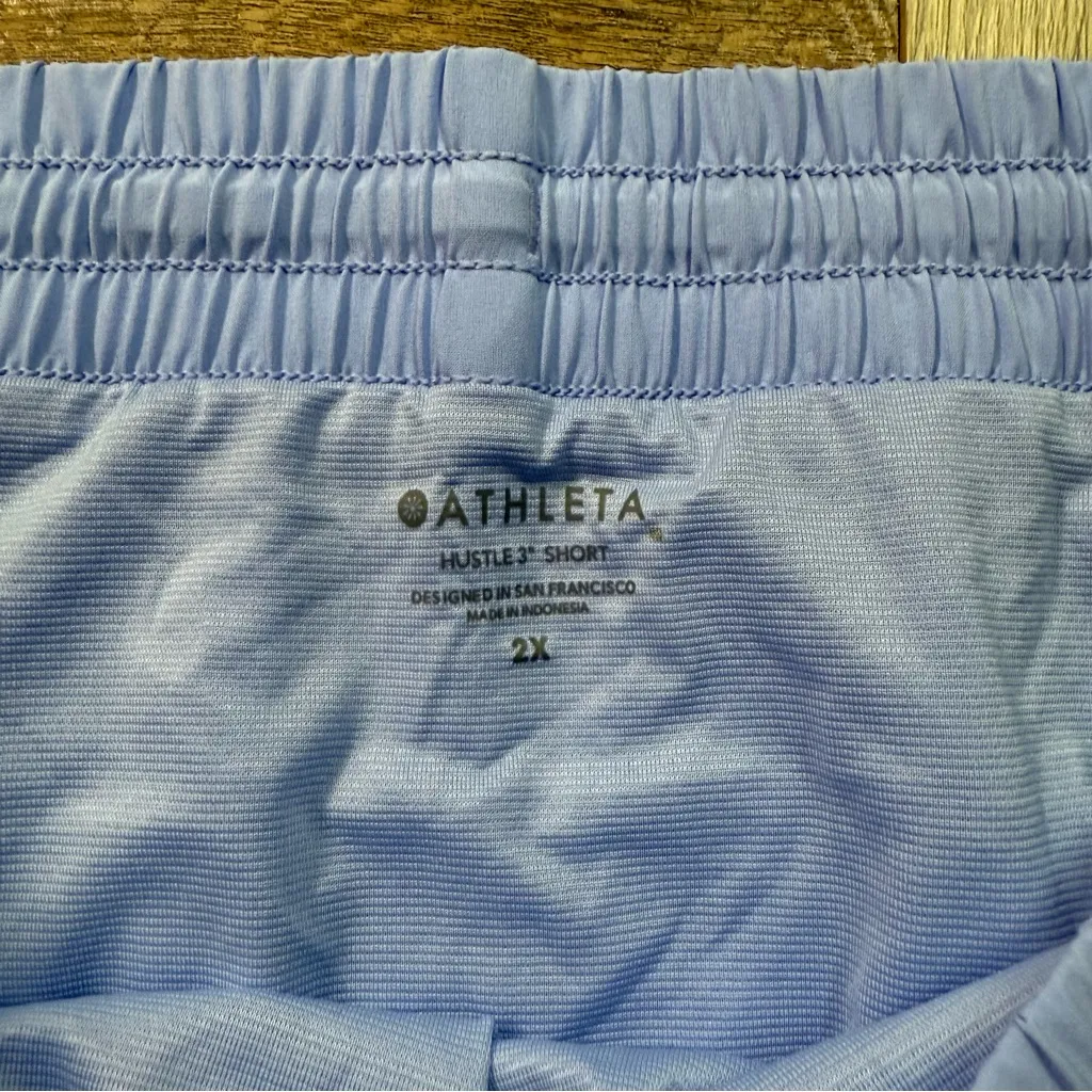 NWT Athleta Hustle 3” Shorts in Periwinkle Women’s Size 2XL Athletic Shorts - Image 6