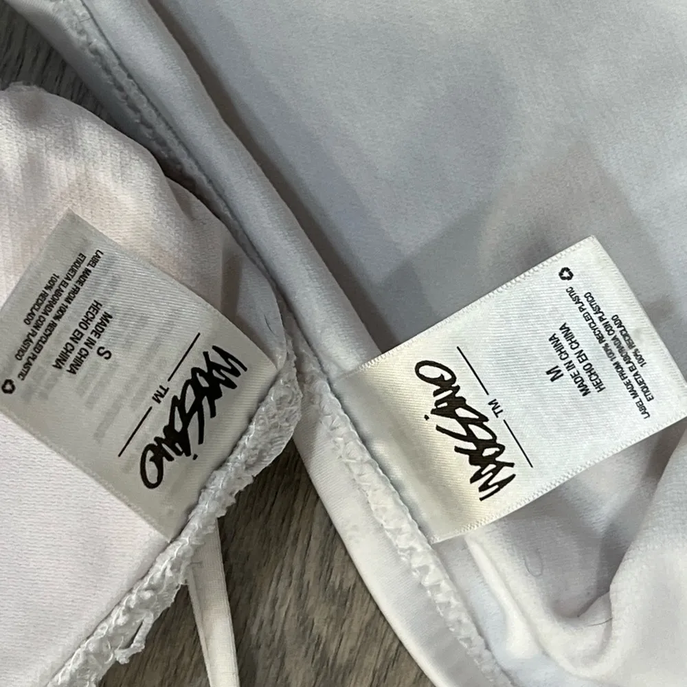 Womens Mossimo White Bikini Small Top & Medium Bottoms - Image 2