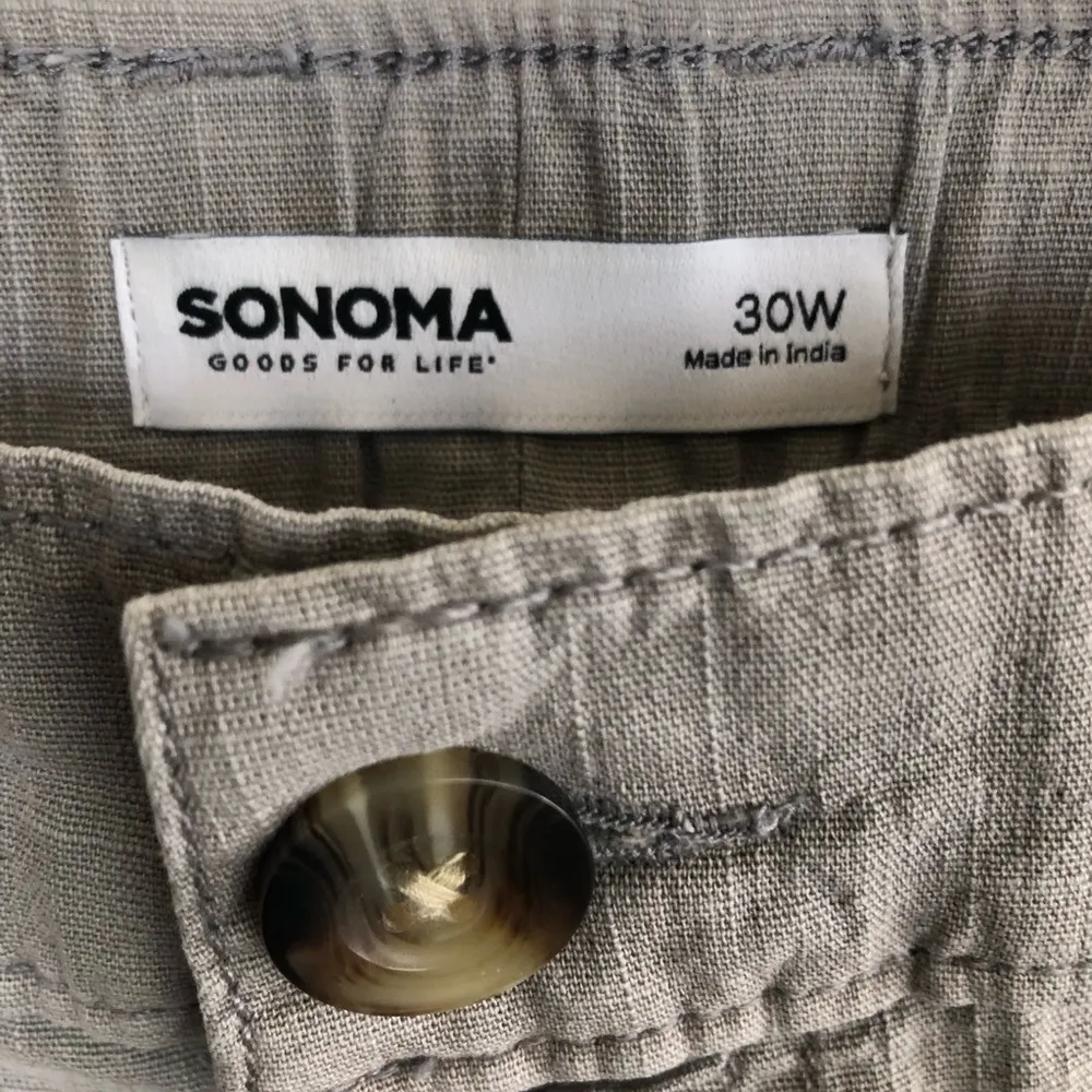 SONOMA Womens BERMUDA Shorts Size 30W Gray Comfort Waistband New - Image 7