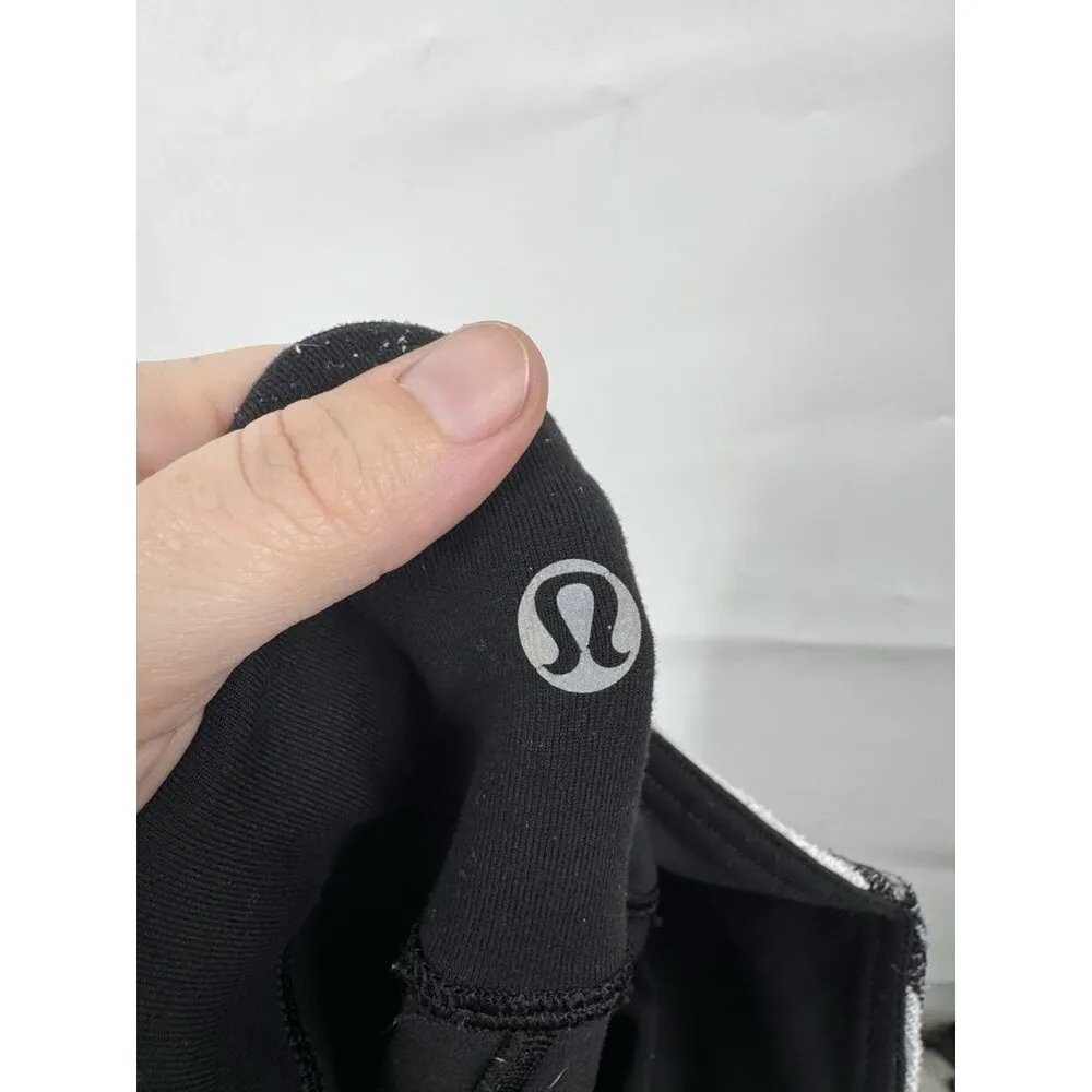 Lululemon Wunder Under Cropped Legging Women 6 Black Reversible Athletic Yoga‎ - Image 5