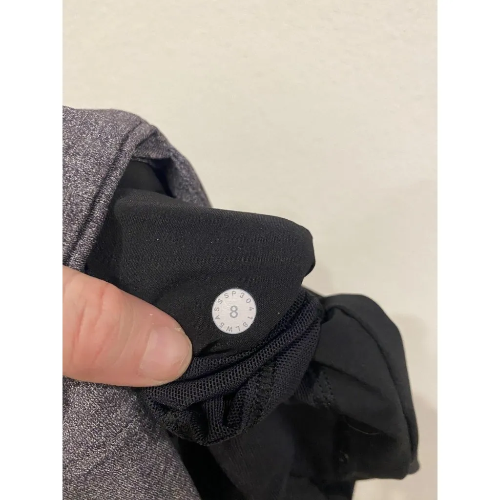 Lululemon On the Fly Jogger Pants Women 8 Gray Flecked Tapered Athletic Yoga Gym - Image 5