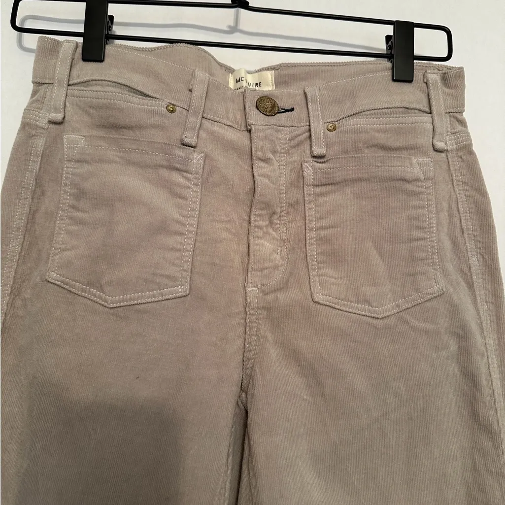 McGuire Flare Corduroy Pants Size 26 Cotton Spandex - Image 6