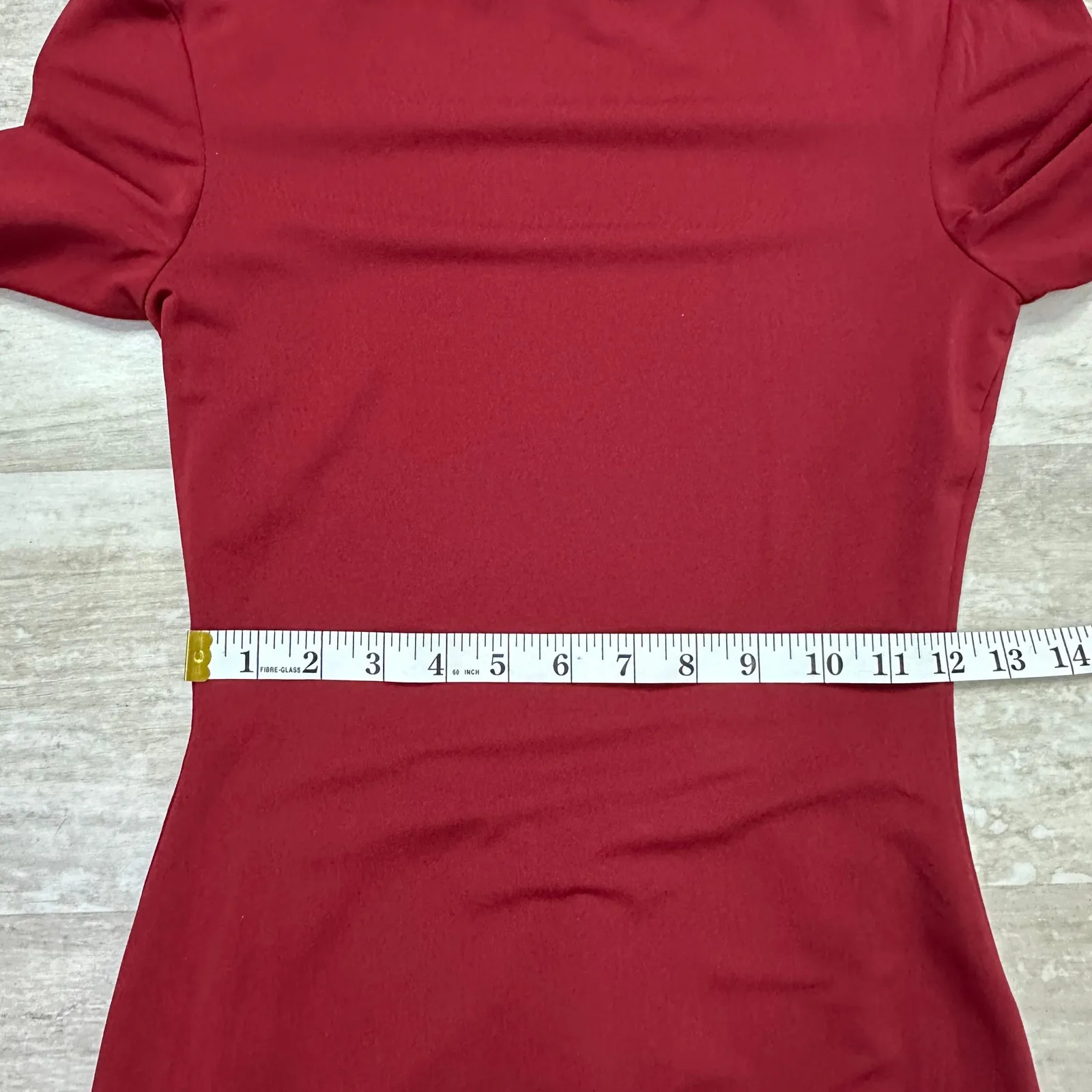 Meshki Dark Red Keren Open Back Maxi Dress Size XS Long Sleeve Backless Cocktail - Image 9