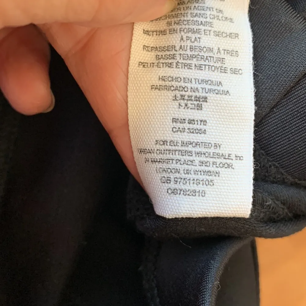 Free People Black Ponte Knit Classic Mini Skirt W-405 Sz S - Image 9