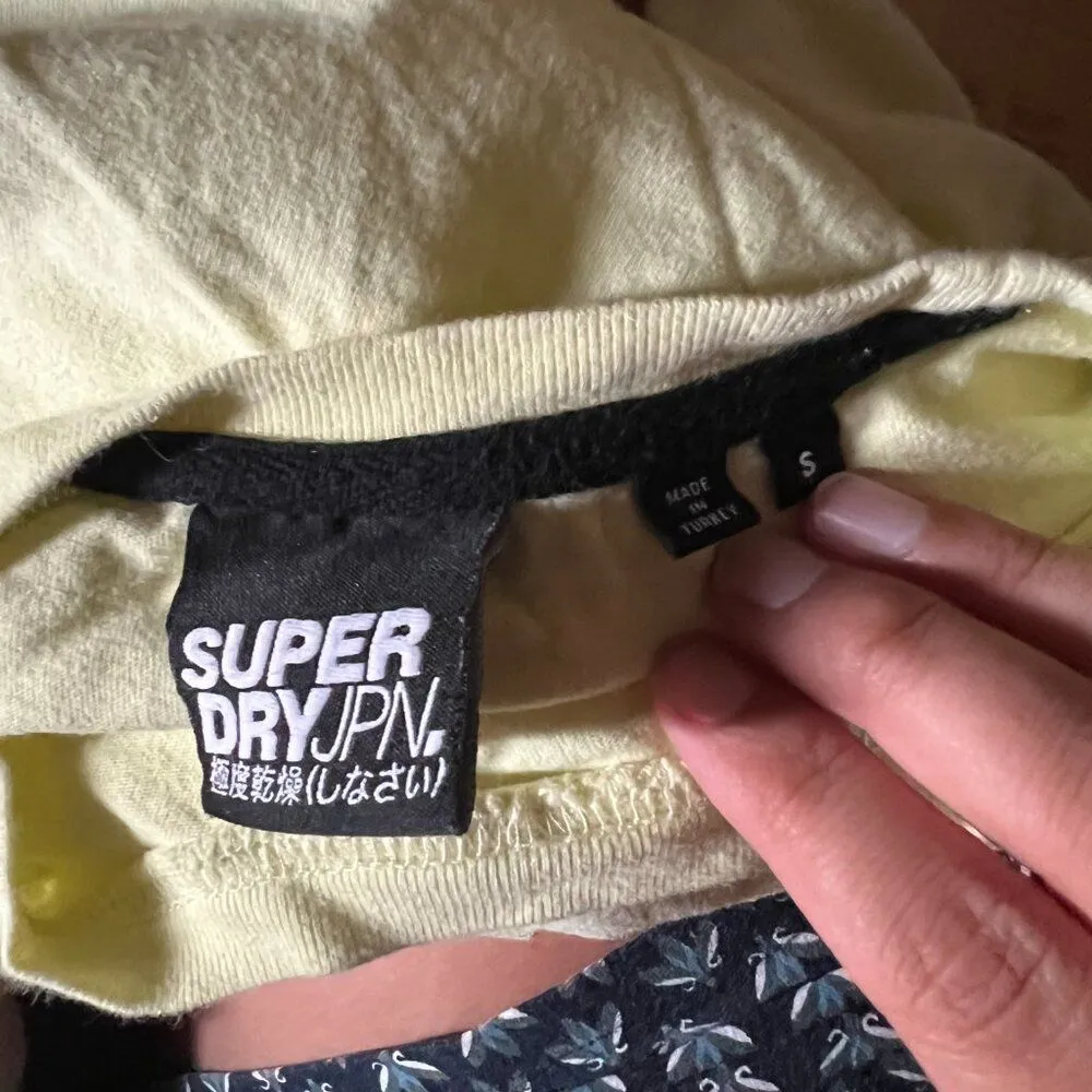 Superdry Japan small yellow blouse - Image 8