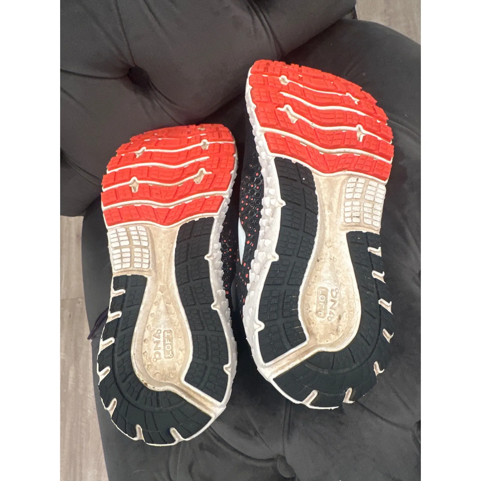 Brooks Glycerin 17 Women's Running Shoes Black Pink Orange Size 9 Atheltic walk - Image 8