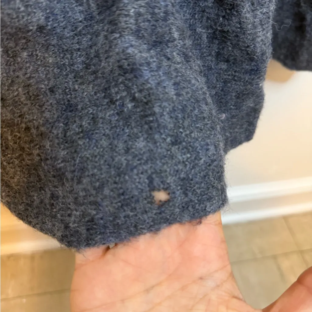 Peruvian Connection Jasmine Alpaca Blend Fit & Flare Gray Sweater Dress - Image 7