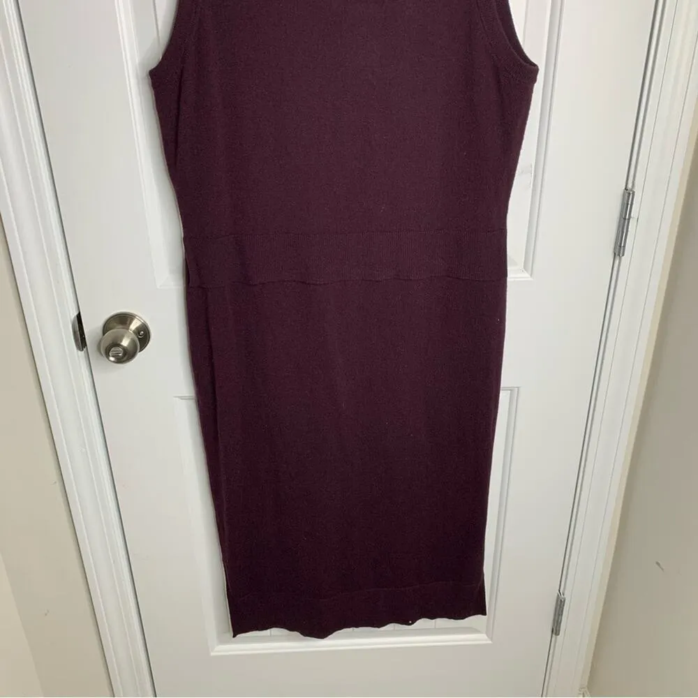 Akris Punto cashmere‎ wool blend sleeveless sweater midi dress size 12 - Image 4