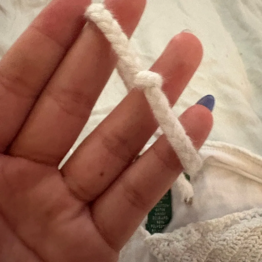 Ralph Lauren White Crochet halter top - Image 4