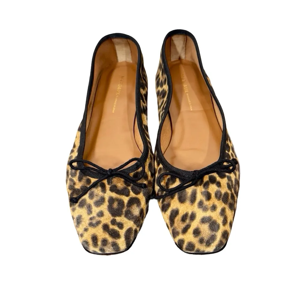 Margaux Fonteyn Ballet Flat in Leopard Suede Sz:40.5/9.5 - Image 7