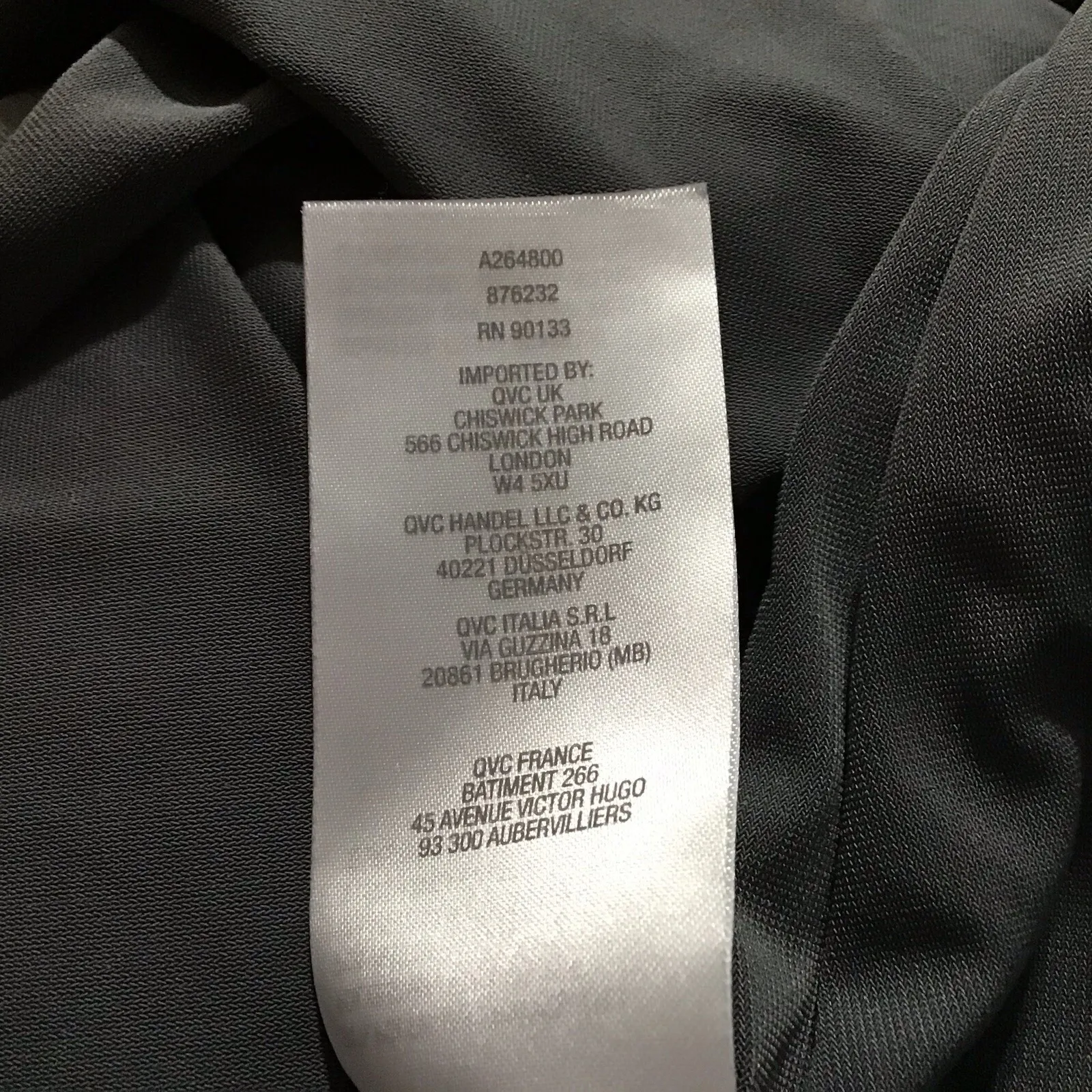 Joan‎ Rivers 1X Shirt Top Gray Long Tunic Bling Pocket Short Sleeve Stretch - Image 9