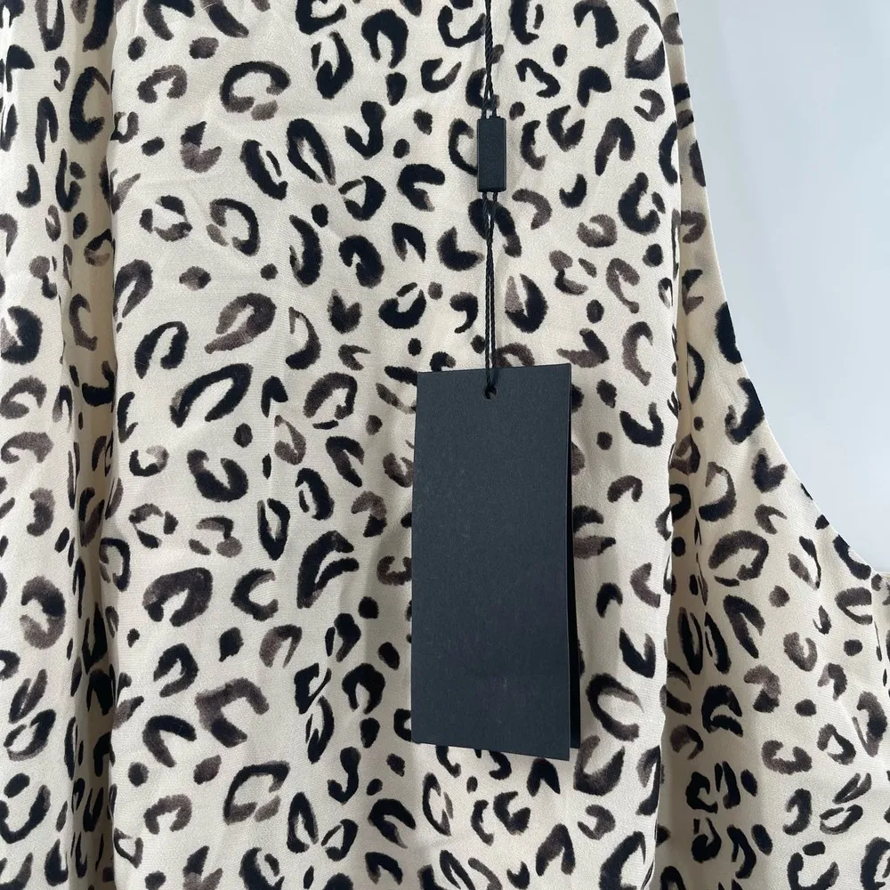 11 HONORE Tank Blouse Size 14 Plus Size NWT Cropped Curvy Animal Print Halter - Image 9