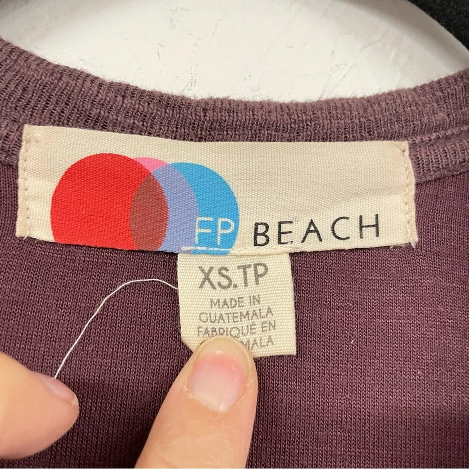 Free People Beach Dusty Mauve Long Line Cardigan Sweater Duster XS Oversized - Image 2