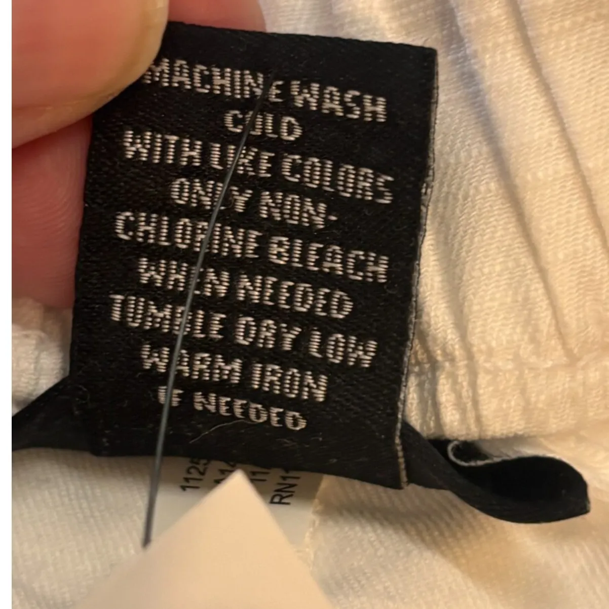 Lane Bryant‎ White Mid Rise Drawstring Waist Relaxed Fit Shorts Plus Size 18 20 - Image 5