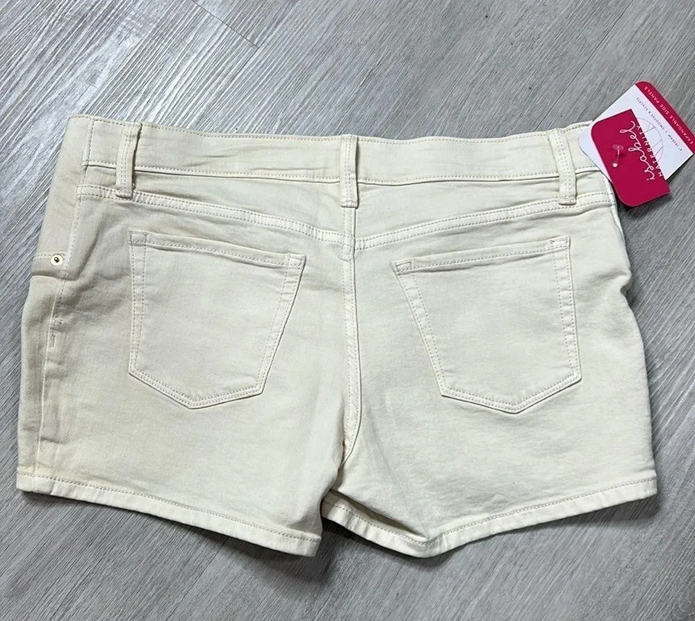 nwt // Isabel maternity Ingrid & Isabel jean midi shorts - Image 2