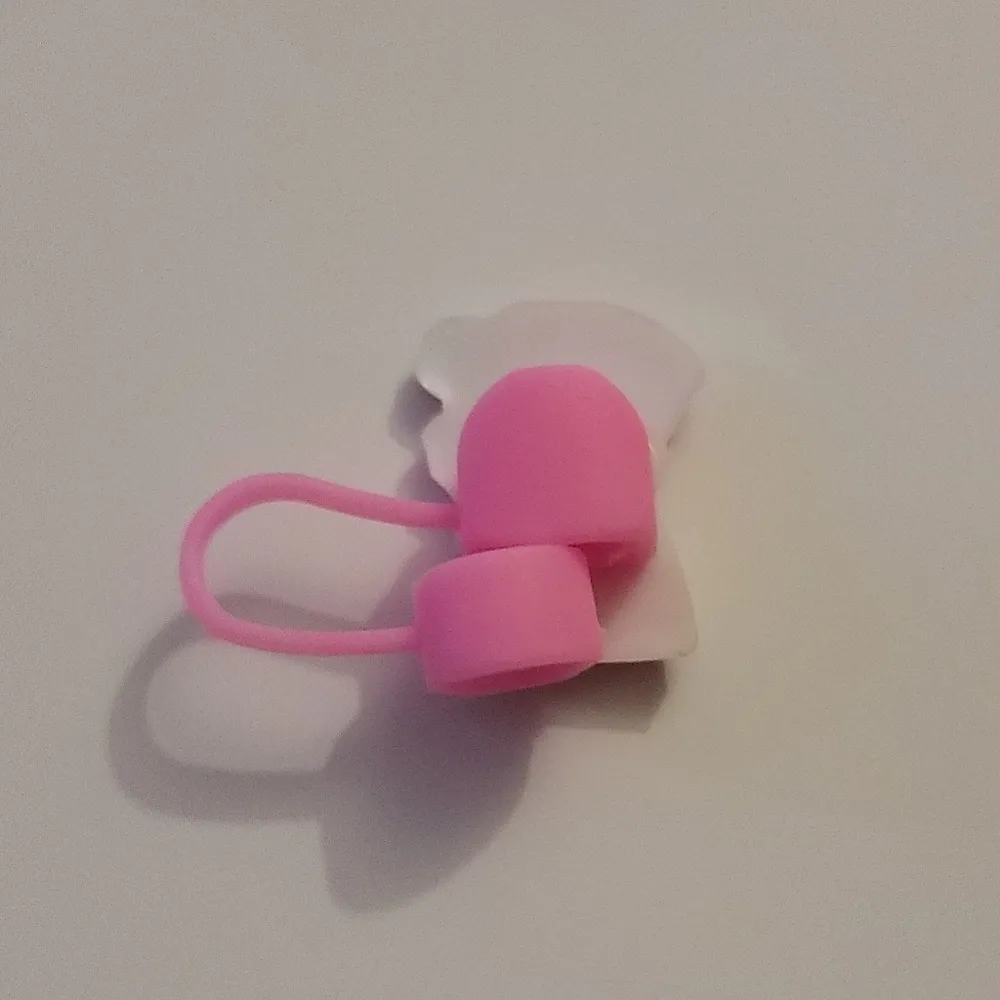 NEW Black Girl Straw Cover For Stanley Starbucks Tumbler Cup NEW Pink - Image 2